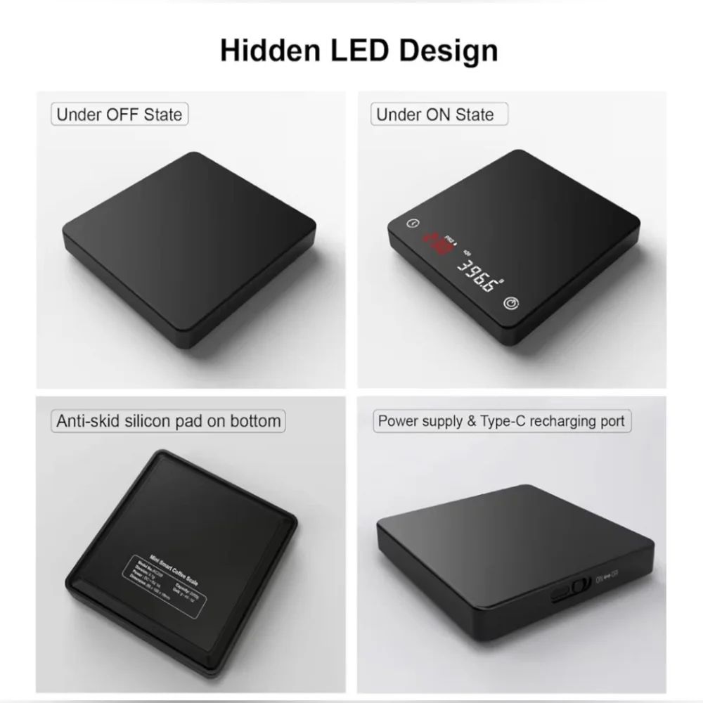 Digital Kitchen Scale with LED Display - Picture 6 of 9